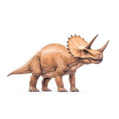 Fototapeta premium Explore the majestic presence of a Triceratops in its natural habitat.