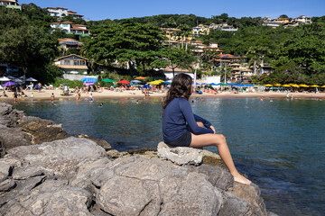 Boy Looking at the Sea 