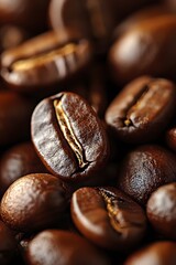 Close-up of coffee beans
