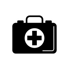 first aid cross in kit   emergency or medical icon 