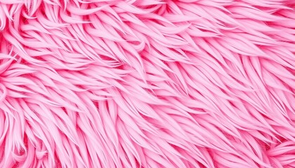 Fototapeta premium Soft, fluffy pink fur texture background A delicate, pastel pink pattern, fluffy background, wool