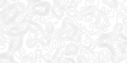 Abstract minimal The patter discovery vector topo map. creative discovery White wave grid stripe line map topography. vector geographic contour mounted map background.	