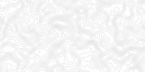 Abstract minimal The patter discovery vector topo map. creative discovery White wave grid stripe line map topography. vector geographic contour mounted map background.	