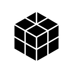 isometric cube stack   structure or 3d concept ico.svg