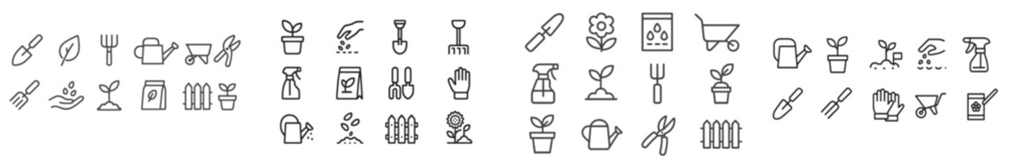 Gardening tools and supplies showcased in a creative layout for planting enthusiasts