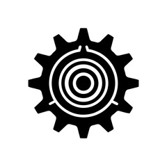 mechanical gear with center bolt   machinery 