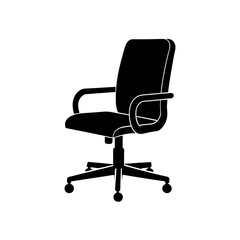 office chair with wheels   home office or workspac.svg