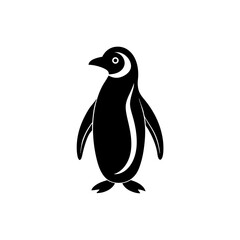 penguin standing upright   cold region animal 