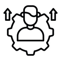Personal Development line icon , vector, pixel perfect, illustrator file 
 