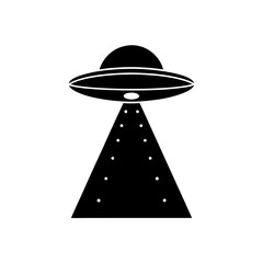 ufo with light beam   science fiction or unknown