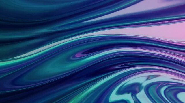 Abstract visuals featuring floral-inspired shapes and fluid organic motion. Ideal for backgrounds, visual art, design overlays, and creative media projects. This loop blends natural ae