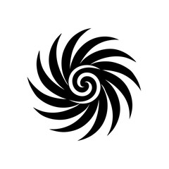 wind swirl lines   breezy or seasonal air icon  .svg