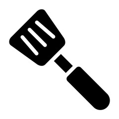 Spatula line icon style