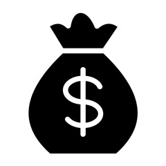 Money Bag line icon style