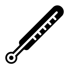 Thermometer Line Icon Style