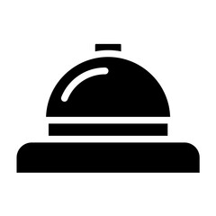 Reception Bell Line Icon Style