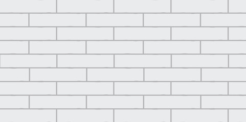 White brick block cement wall seamless pattern.
