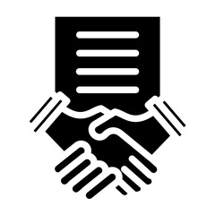 Agreement Line Icon Style