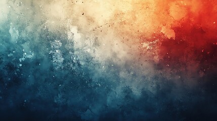 Fototapeta premium Abstract textured gradient with blue, white, and red colors blending together.