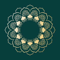 Monochrome Mandala for Print and Decor