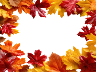 autumn leaves border