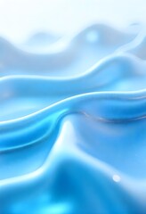 Fototapeta premium Iridescent flowing colors in glossy surface high resolution background