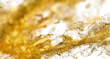 Golden Glitter Explosion: Abstract Luxury Background