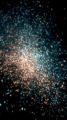 Cosmic Dust Dance: Witness a mesmerizing celestial display of vibrant nebulas, composed of radiant cosmic dust suspended in the inky blackness of space, an invitation to explore the infinite universe.