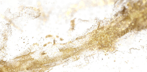 Gold Glitter Explosion - Abstract Background