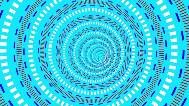 3D Spiral animation light blue, dark blue, and white. Clean design with a cool and futuristic feel.