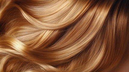 Naklejka premium healthy luxurious long hair. Hairstyle. Hair cosmetics 3D Illustration.
