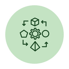 Adaptability pentaglow , vector, pixel perfect, illustrator file 
