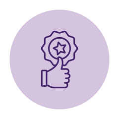 Excellence pentaglow , vector, pixel perfect, illustrator file 
