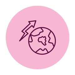 Global Growth pentaglow , vector, pixel perfect, illustrator file 
