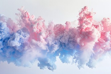 Fototapeta premium Isolated bright color explosion background