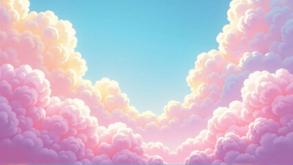 Fototapeta premium Candy Sky Swirls