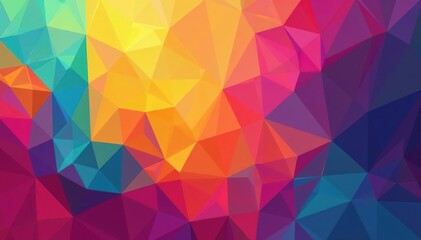 Geometric abstract shapes, vibrant colors, modern style, bright, contemporary, pattern