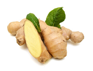 Ginger isolated on white background