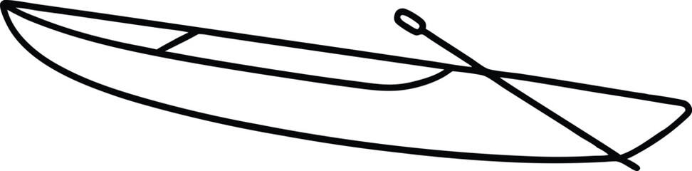 black and white boat