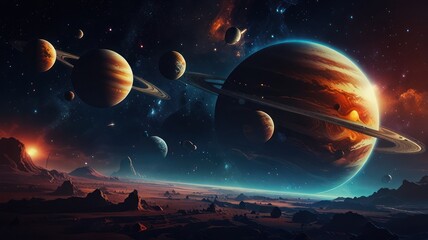 Cosmic panorama of alien planets