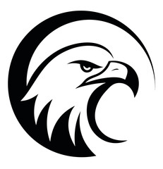 Modern bold Eagle head logo icon 