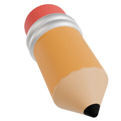 3D Pencil with Eraser Tip