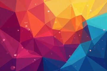 Obraz premium Abstract geometric shapes repeat endlessly in vibrant colors , graphic, geometric