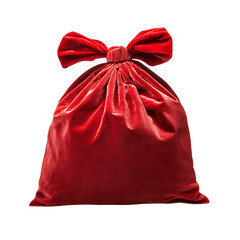 open red velvet sack 