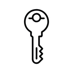 style key icon on white background