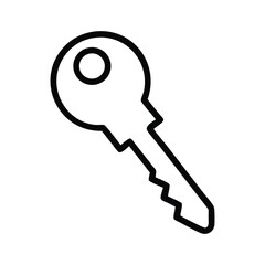 style key icon on white background