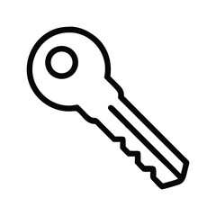 style key icon on white background