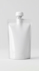 pouch baby drink food product packaging mockup 