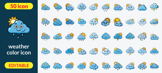 weather icon white background