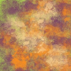 grunge background with colorful paint strokes